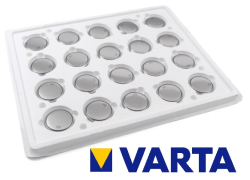 CR2025  Varta BULK pack. Jednotka obsahuje 100 baterií