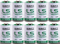 SAFT LS 14250 STD lithium 3,6V  (1/2AA), MASTERPACK 30ks
