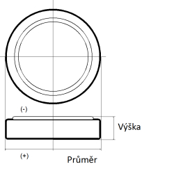 321  MURATA/SONY silver-oxid,  SR65 (6,8x1,6mm) 1,55V