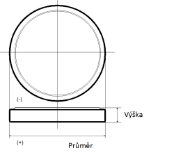 CR2016  VARTA lithium, 3V