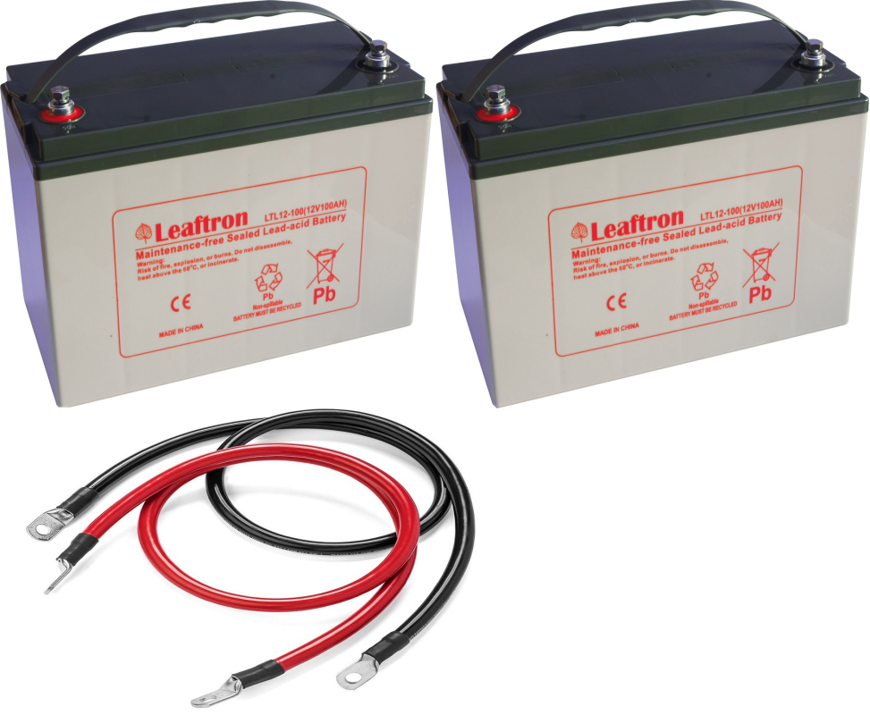 Baterie LTL 12V 200Ah, AGM záložní olověný akumulátor s životno